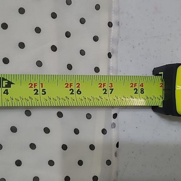 Talbots Cream & Black Polka-dot Blouse with sheer sleeves size 2X - Picture 8 of 9